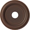 Ekena Millwork Traditional PVC Medallion (Canopies up to 9 1/2"), 16"OD x 3 1/2"ID x 1 3/8"P, Metallic Rust CMP16TRDRU - alternate 1